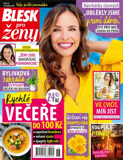 E-magazín BLESK PRO ŽENY - 18/2025 - CZECH NEWS CENTER a. s.