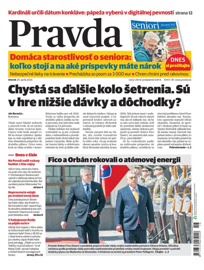 E-magazín Denník Pravda 29. 4. 2025 - OUR MEDIA SR a. s.