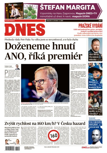 E-magazín MF DNES - 30.04.2025 - MAFRA, a.s.