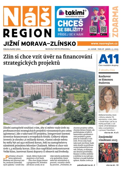 E-magazín Náš Region - Jižní Morava/Zlínsko 18/2025 - A 11 s.r.o.