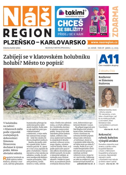 E-magazín Náš Region - Karlovarsko 18/2025 - A 11 s.r.o.