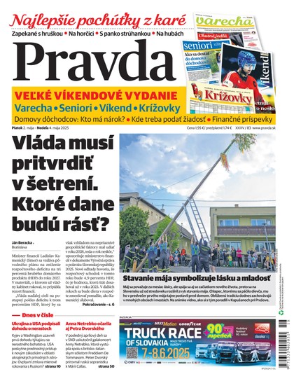 E-magazín Denník Pravda 2. 5. 2025 - OUR MEDIA SR a. s.