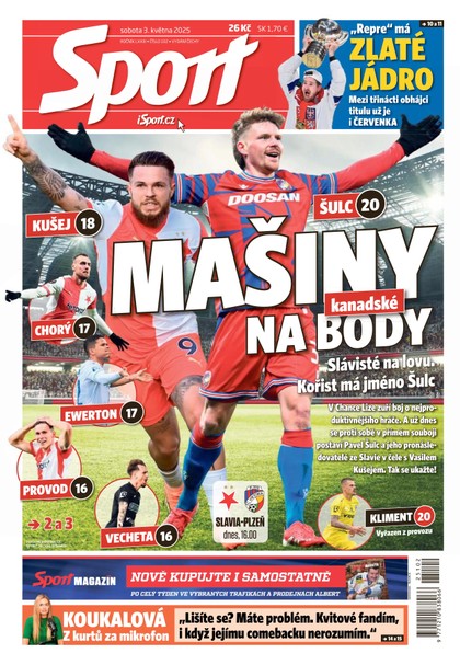 E-magazín Sport - 03.05.2025 - CZECH NEWS CENTER a. s.