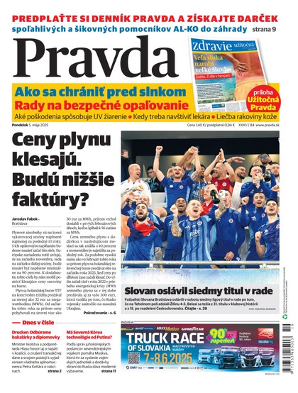 E-magazín Denník Pravda 5. 5. 2025 - OUR MEDIA SR a. s.
