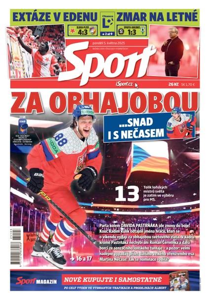 E-magazín Sport - 05.05.2025 - CZECH NEWS CENTER a. s.