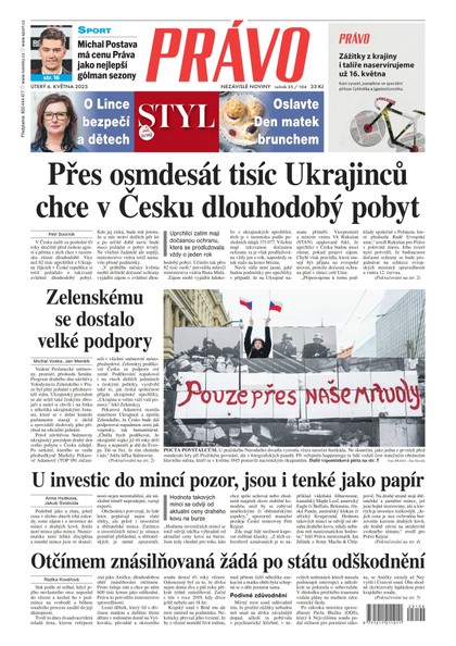 E-magazín Deník Právo - 6.5.2025 - Borgis, a.s.