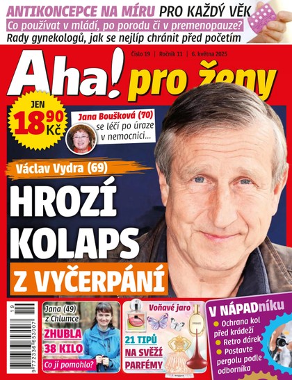 E-magazín AHA! PRO ŽENY - 19/2025 - CZECH NEWS CENTER a. s.