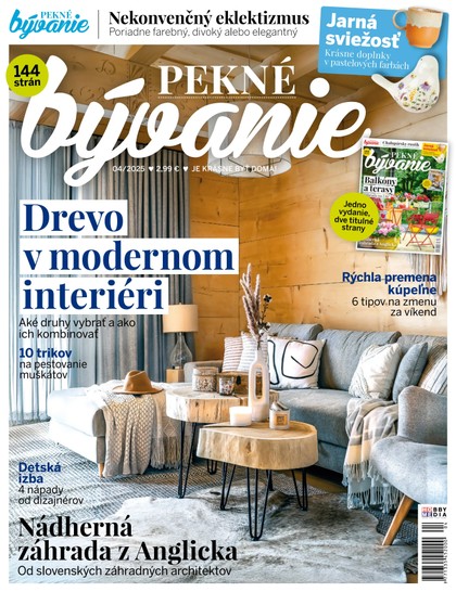 E-magazín Pekné bývanie 2025 04 - Hobby Media