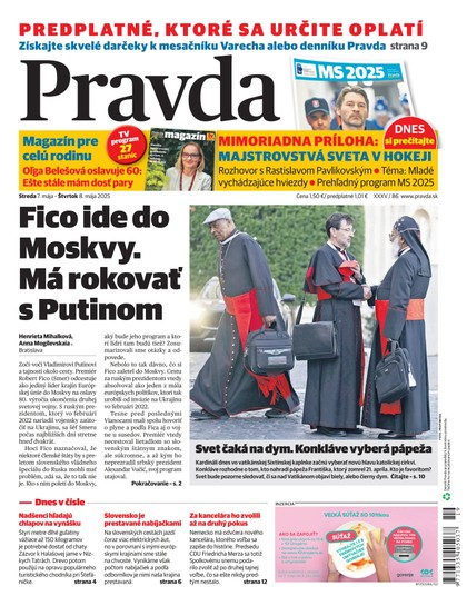E-magazín Denník Pravda 7. 5. 2025 - OUR MEDIA SR a. s.