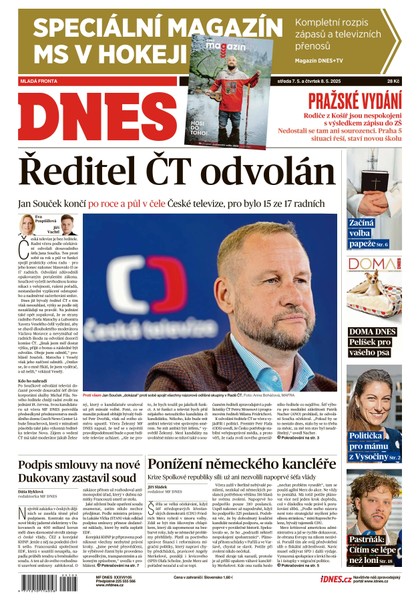 E-magazín MF DNES - 07.05.2025 - MAFRA, a.s.