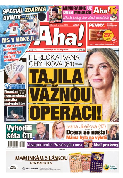 E-magazín AHA! - 07.05.2025 - CZECH NEWS CENTER a. s.