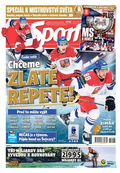 E-magazín Sport - 09.05.2025 - CZECH NEWS CENTER a. s.