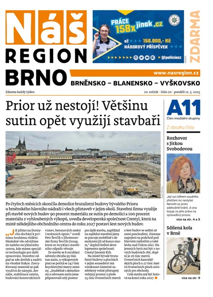 E-magazín Náš Region - Brno 20/2025 - A 11 s.r.o.