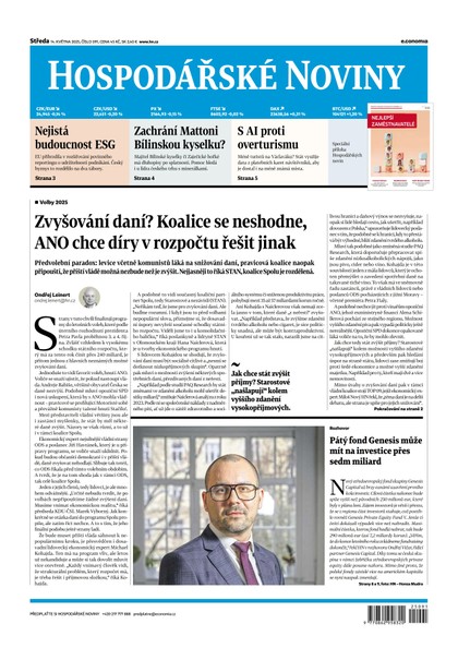 E-magazín HN 091 - 14.5.2025 - Economia, a.s.