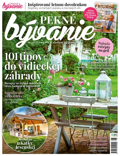 E-magazín Pekné bývanie 2025 05-06 - Hobby Media