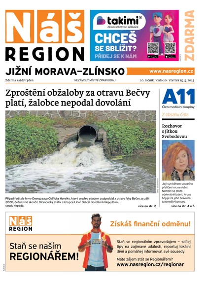 E-magazín Náš Region - Jižní Morava/Zlínsko 20/2025 - A 11 s.r.o.