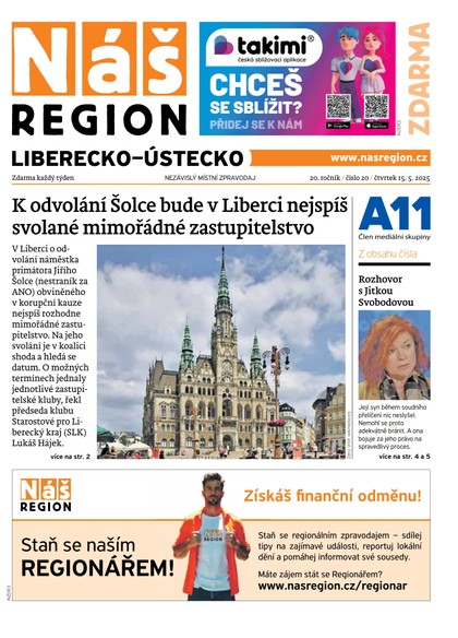E-magazín Náš Region - Ústecko 20/2025 - A 11 s.r.o.