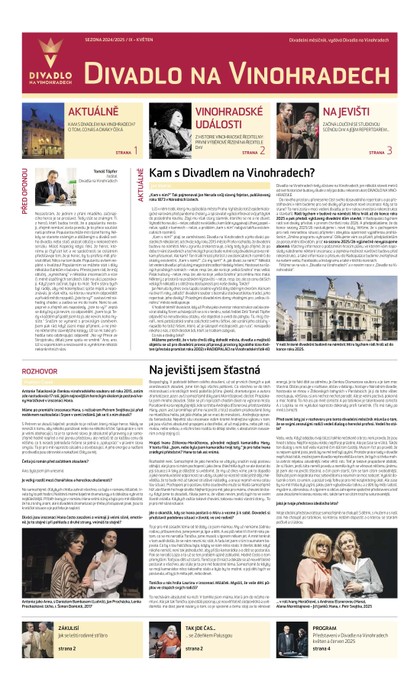 E-magazín HN 092 - 15.5.2025 Divadlo na Vinohradech - Economia, a.s.