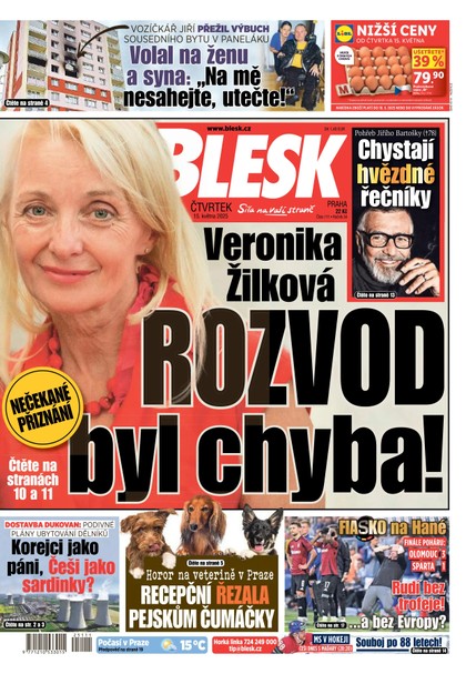 E-magazín Blesk - 15.05.2025 - CZECH NEWS CENTER a. s.