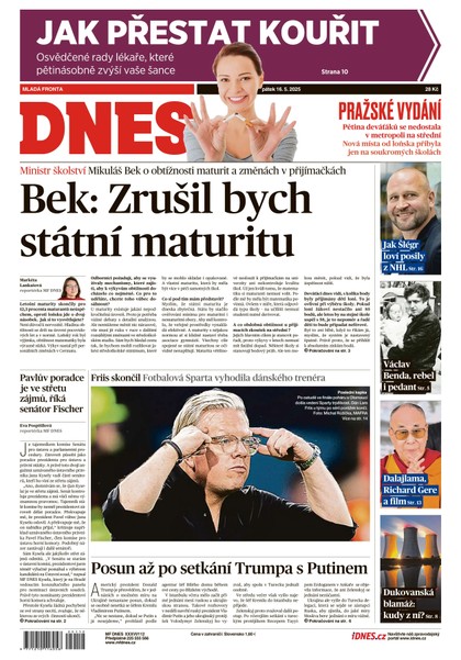 E-magazín MF DNES - 16.05.2025 - MAFRA, a.s.