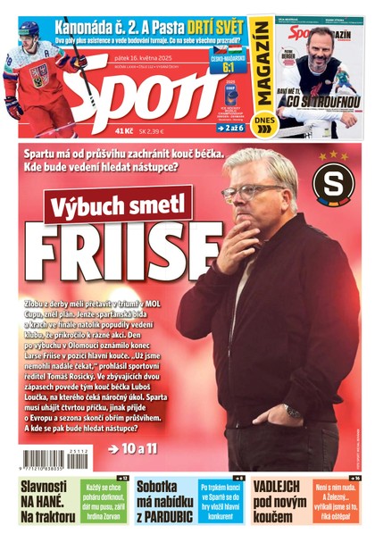 E-magazín Sport - 16.05.2025 - CZECH NEWS CENTER a. s.