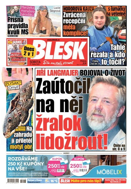 E-magazín Blesk - 17.05.2025 - CZECH NEWS CENTER a. s.