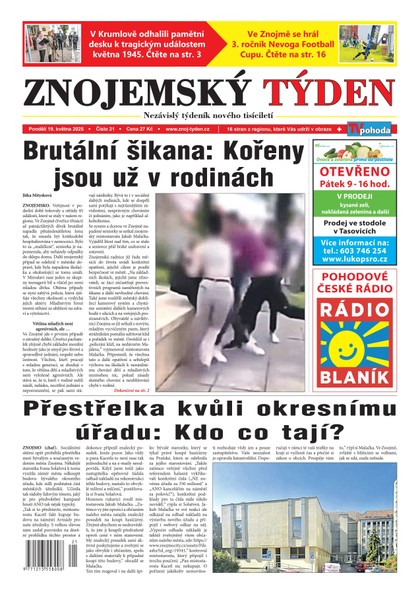 E-magazín Znojemský týden 21/2025 - Znojemský týden