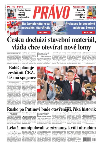 E-magazín Deník Právo - 19.5.2025 - Borgis, a.s.