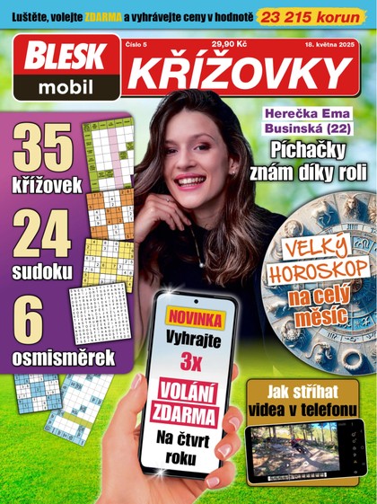 E-magazín BleskMobil KŘÍŽOVKY - 5/2025 - CZECH NEWS CENTER a. s.