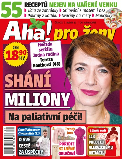 E-magazín AHA! PRO ŽENY - 21/2025 - CZECH NEWS CENTER a. s.