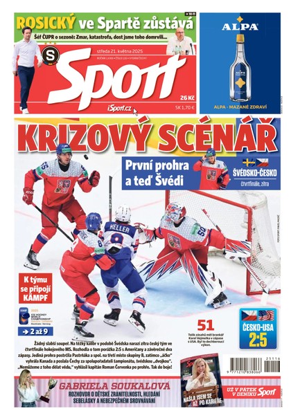 E-magazín Sport - 21.05.2025 - CZECH NEWS CENTER a. s.