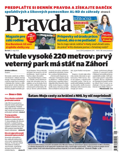 E-magazín Denník Pravda 22. 5. 2025 - OUR MEDIA SR a. s.