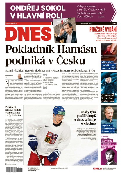 E-magazín MF DNES - 22.05.2025 - MAFRA, a.s.