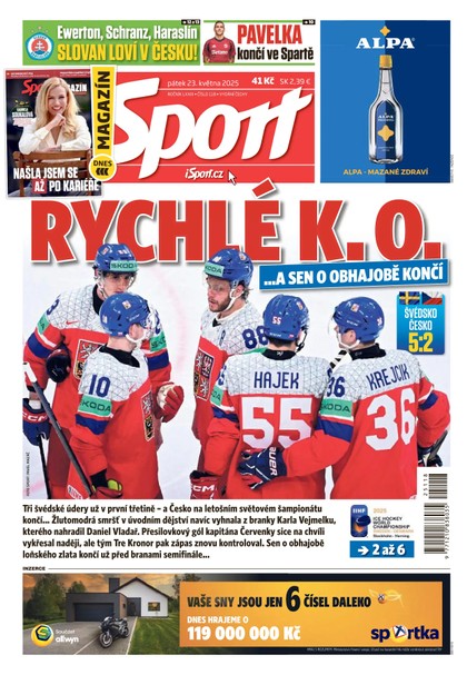 E-magazín Sport - 23.05.2025 - CZECH NEWS CENTER a. s.