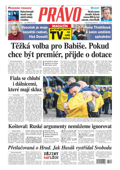 E-magazín Deník Právo - 24.5.2025 - Borgis, a.s.
