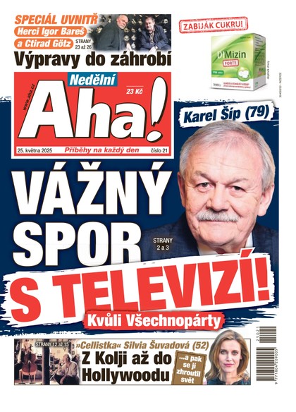 E-magazín NEDĚLNÍ AHA! - 25.05.2025 - CZECH NEWS CENTER a. s.