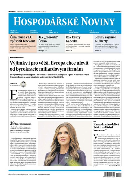 E-magazín HN 099 - 26.5.2025  - Economia, a.s.