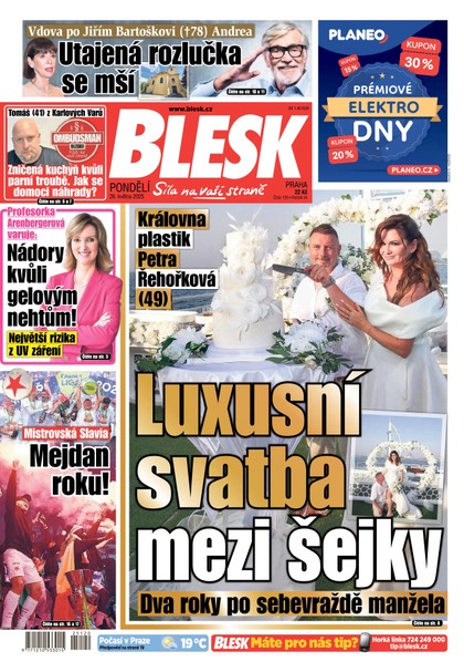 E-magazín Blesk - 26.05.2025 - CZECH NEWS CENTER a. s.