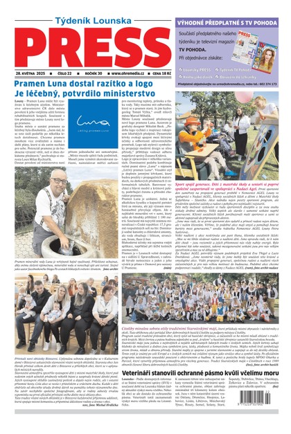 E-magazín Lounský Press 22/25 - Ohře Media