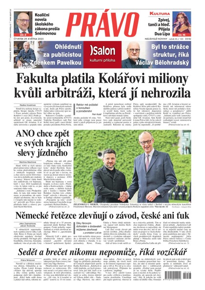 E-magazín Deník Právo - 29.5.2025 - Borgis, a.s.
