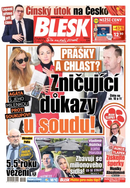 E-magazín Blesk - 29.05.2025 - CZECH NEWS CENTER a. s.