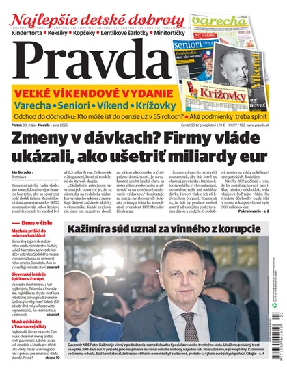 E-magazín Denník Pravda 30. 05. 2025 - OUR MEDIA SR a. s.