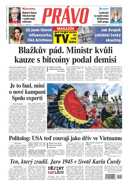 E-magazín Deník Právo - 31.5.2025 - Borgis, a.s.