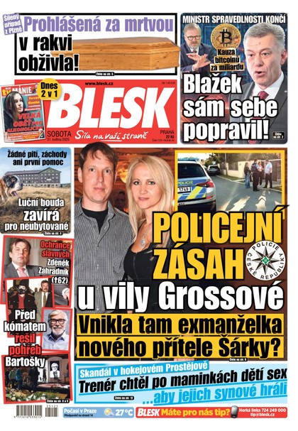 E-magazín Blesk - 31.05.2025 - CZECH NEWS CENTER a. s.