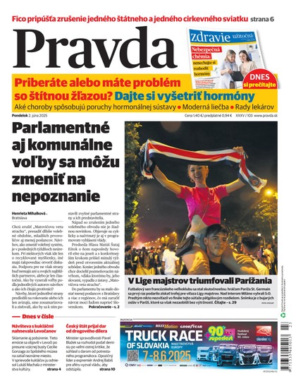 E-magazín Denník Pravda 2. 6. 2025 - OUR MEDIA SR a. s.