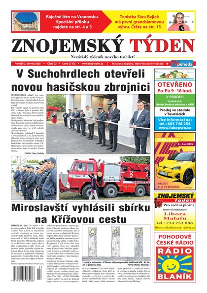 E-magazín Znojemský týden 23/2025 - Znojemský týden