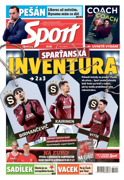 E-magazín Sport - 03.06.2025 - CZECH NEWS CENTER a. s.