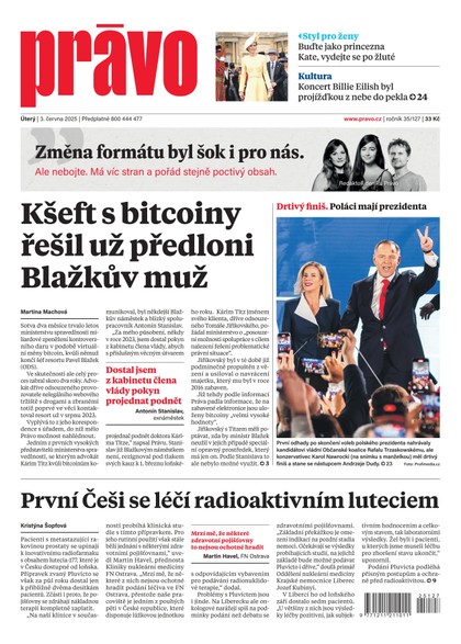 E-magazín Deník Právo - 3.6.2025 - Borgis, a.s.