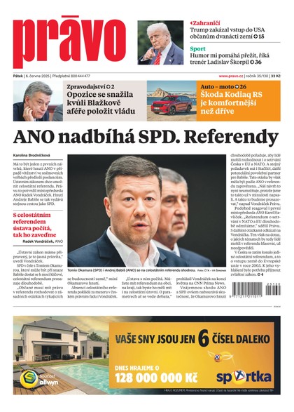 E-magazín Deník Právo - 6.6.2025 - Borgis, a.s.