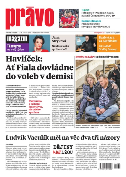 E-magazín Deník Právo - 7.6.2025 - Borgis, a.s.